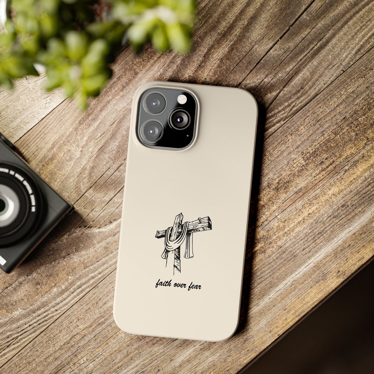 Faith Over Fear: Dual-Layer Phone Case