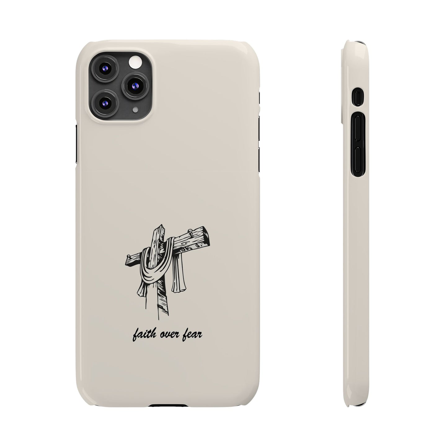Faith Over Fear: Dual-Layer Phone Case
