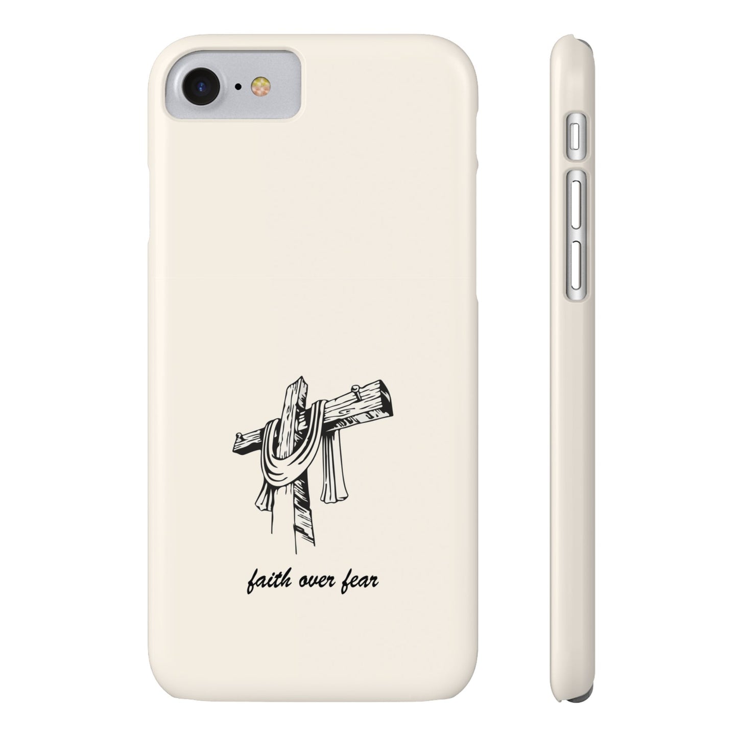 Faith Over Fear: Dual-Layer Phone Case