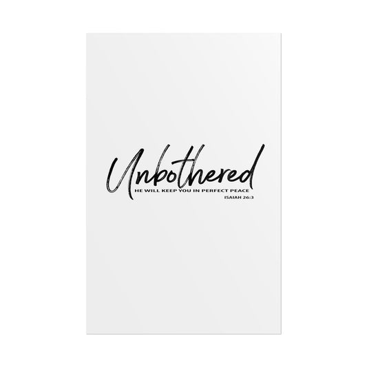 Unbothered: Perfect Peace Poster