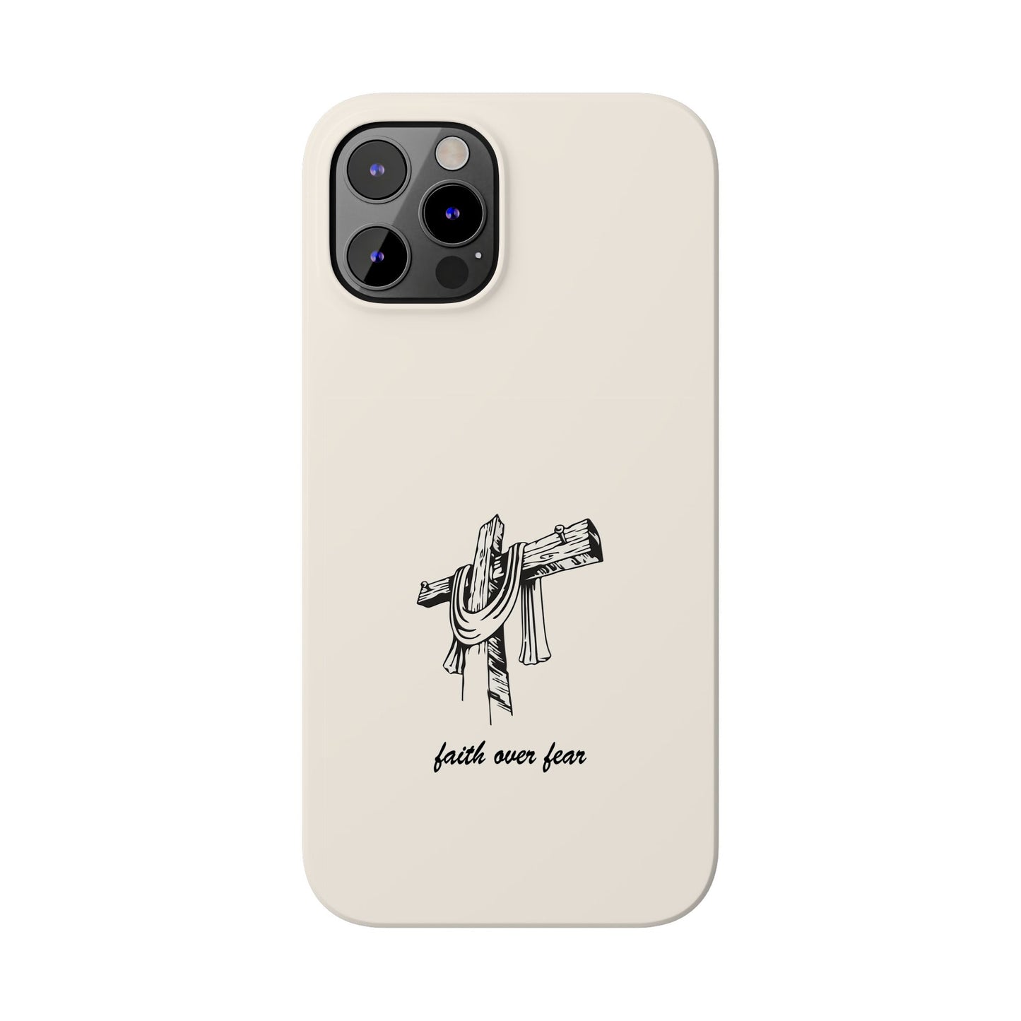 Faith Over Fear: Dual-Layer Phone Case