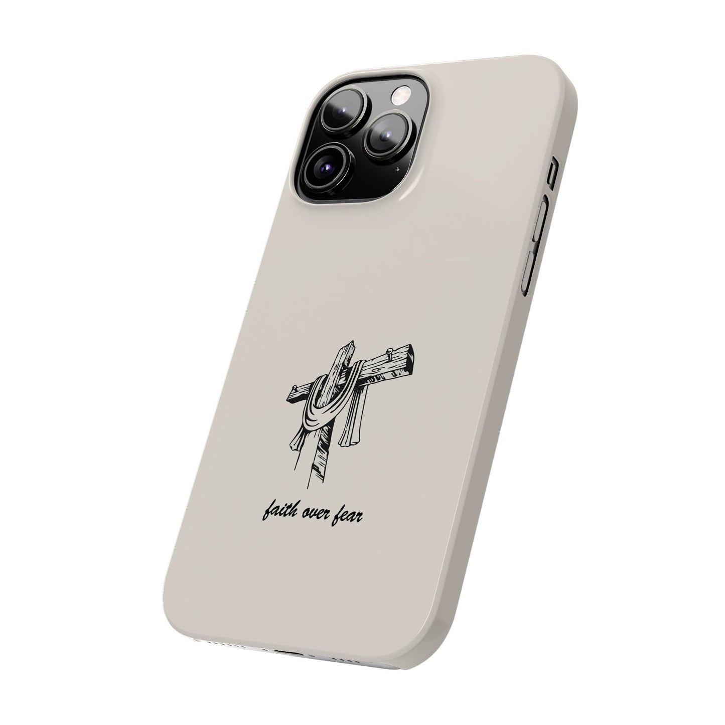 Faith Over Fear: Dual-Layer Phone Case