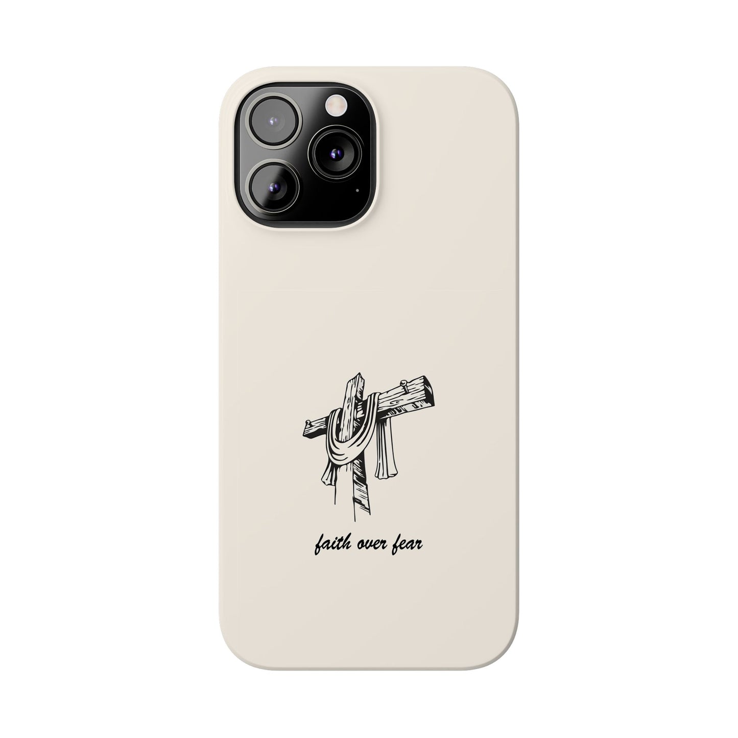 Faith Over Fear: Dual-Layer Phone Case