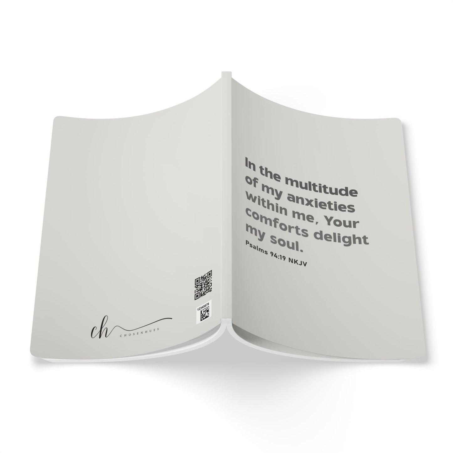 Psalm-Inspired Christian Softcover Journal