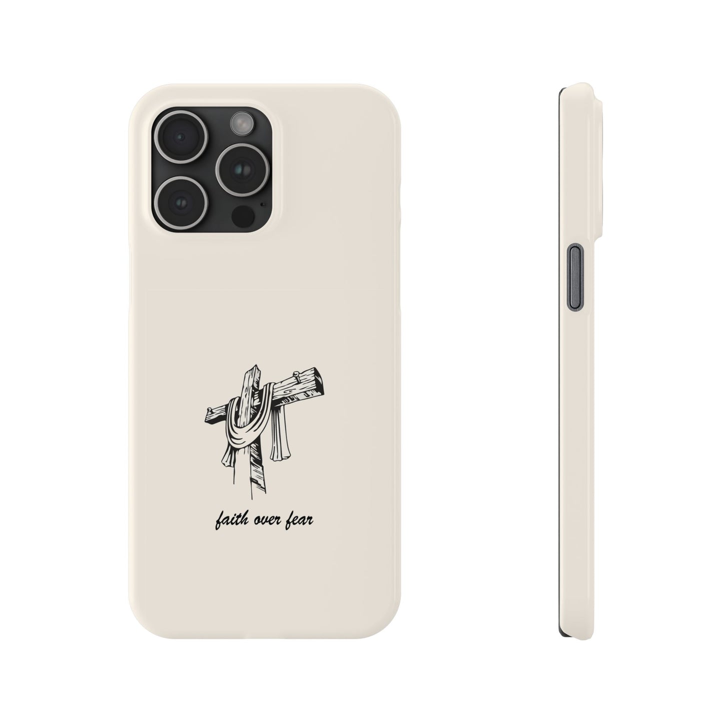 Faith Over Fear: Dual-Layer Phone Case