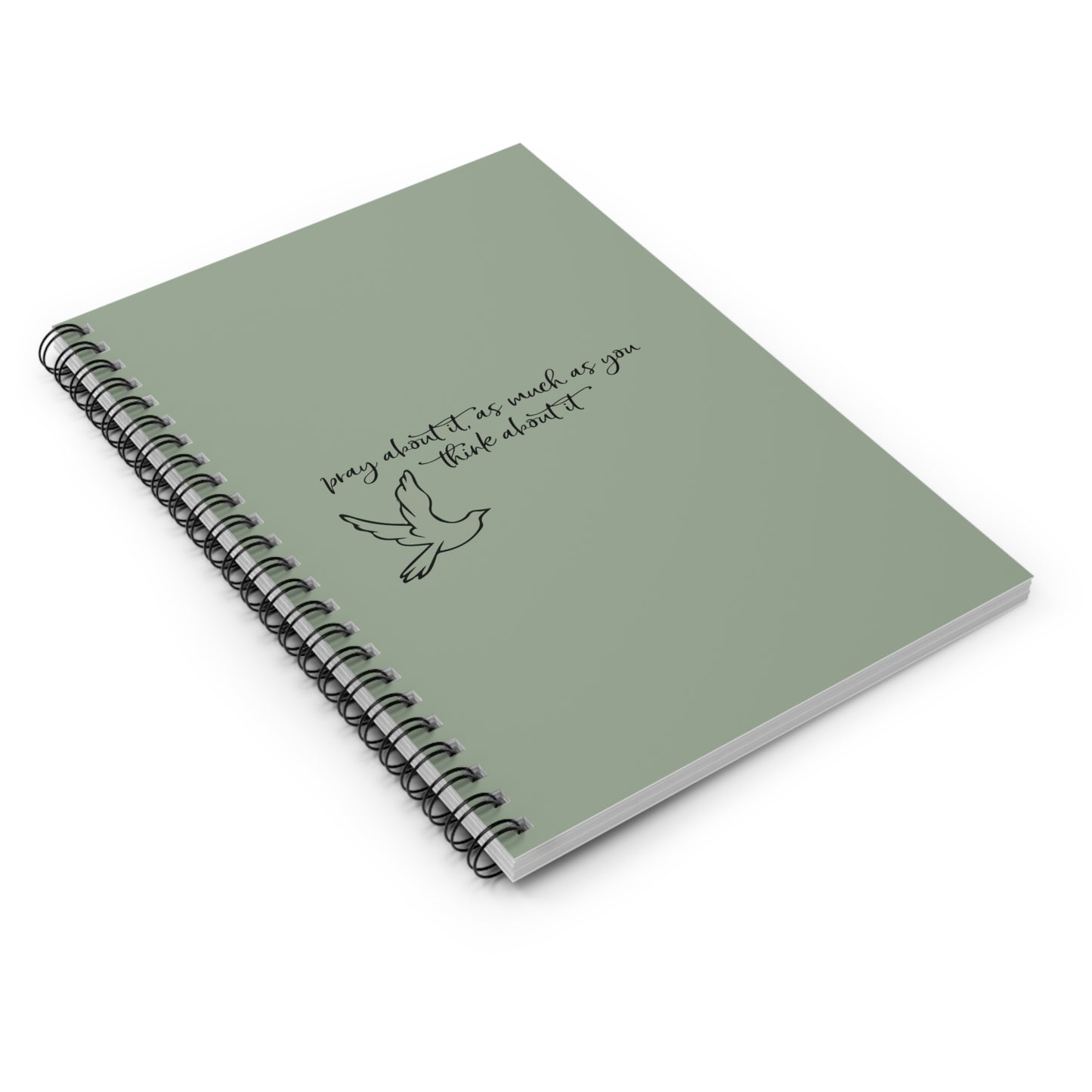 Pray About It - Spiral Notebook