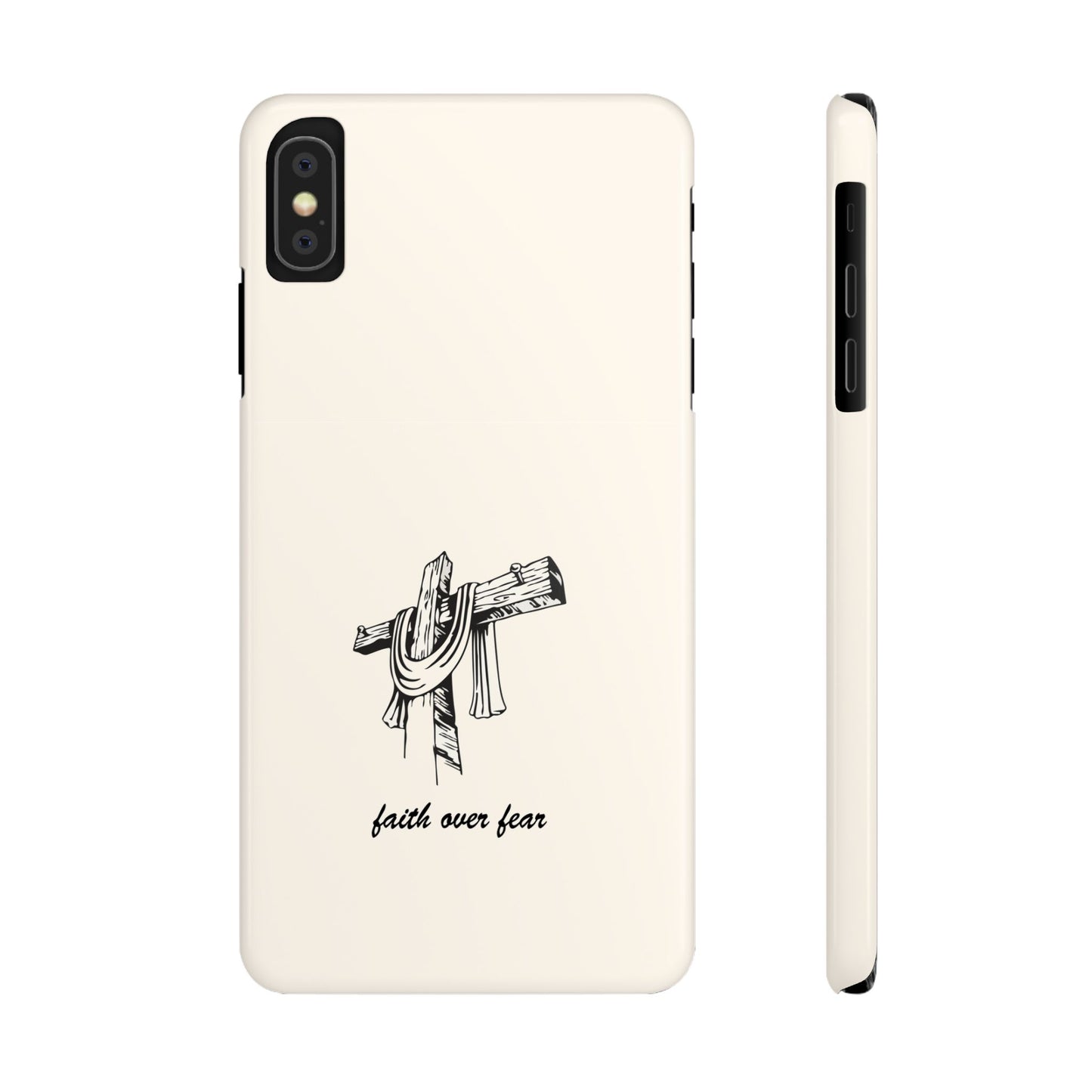 Faith Over Fear: Dual-Layer Phone Case