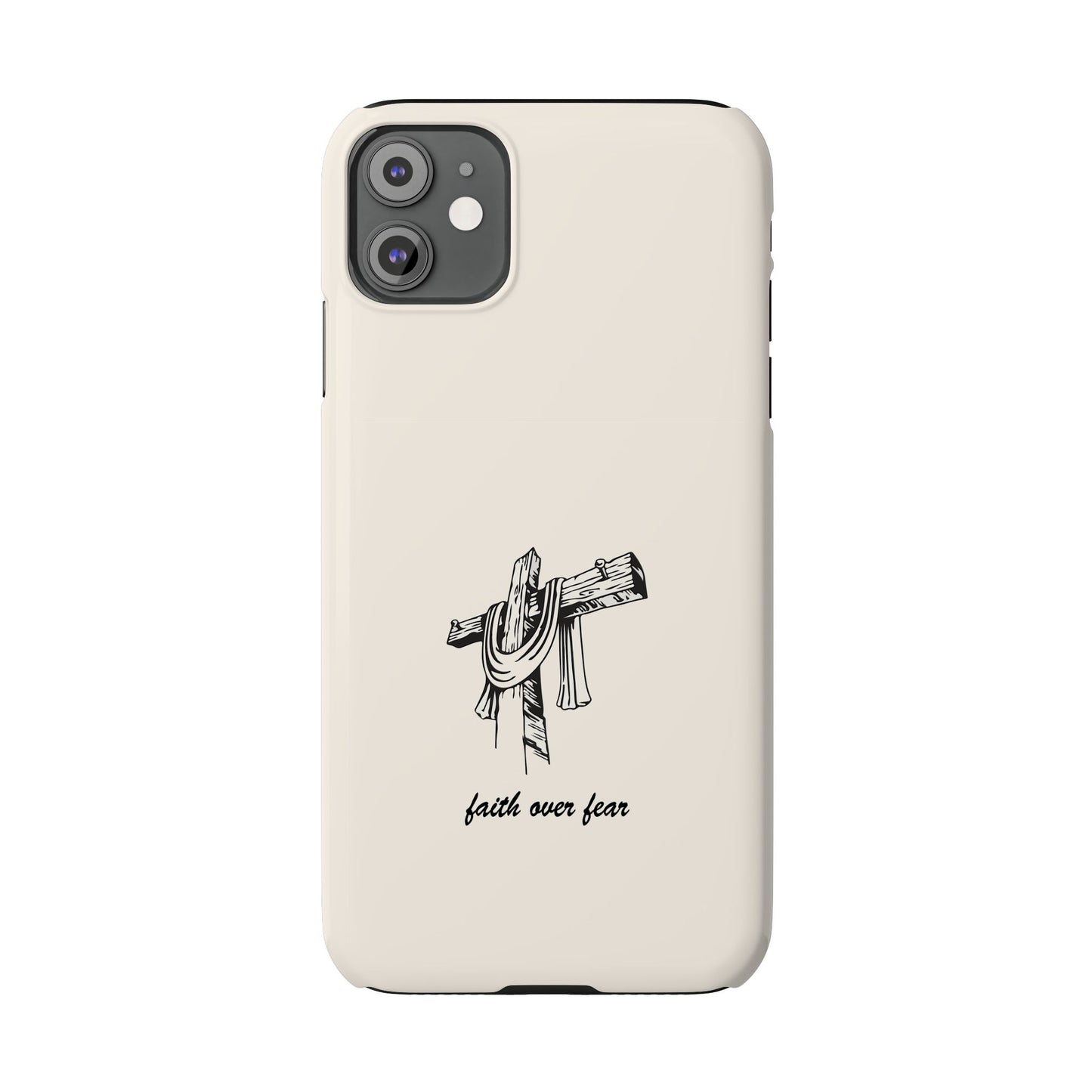Faith Over Fear: Dual-Layer Phone Case