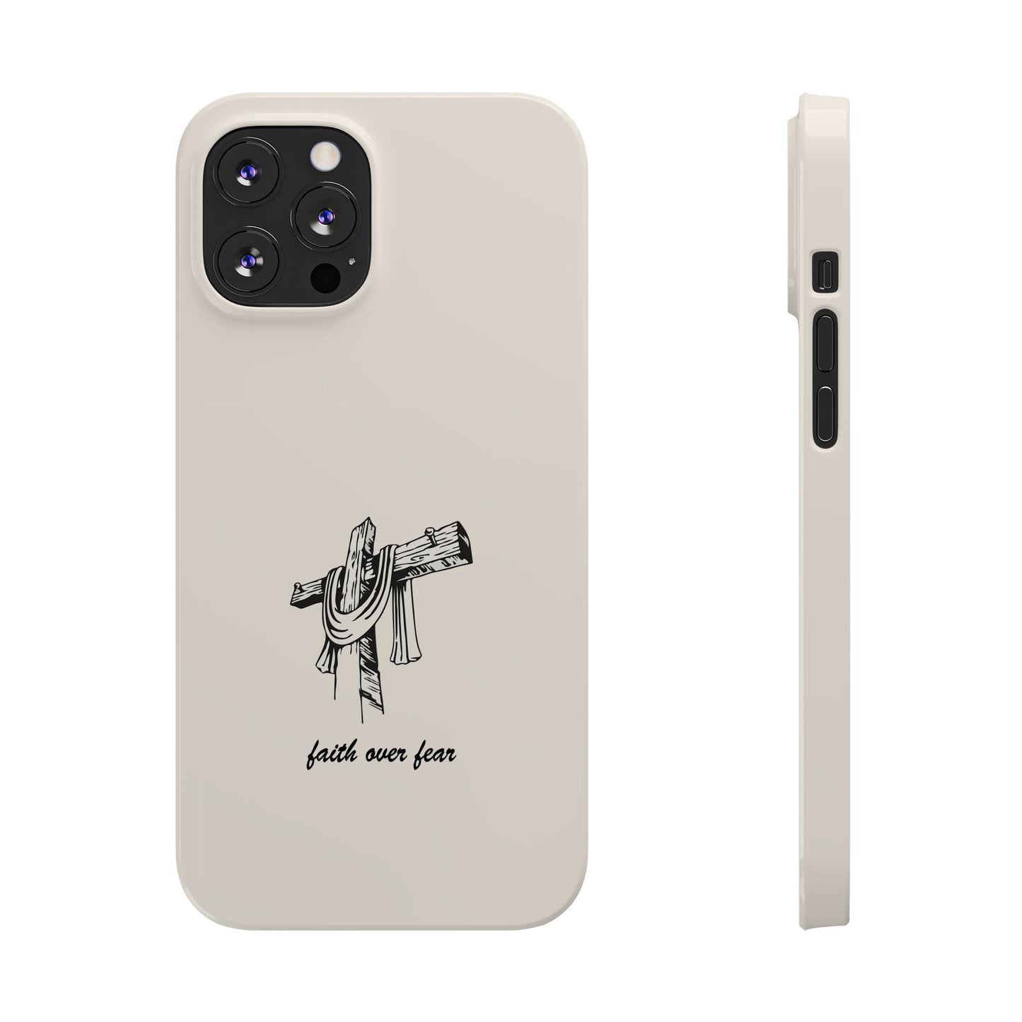 Faith Over Fear: Dual-Layer Phone Case
