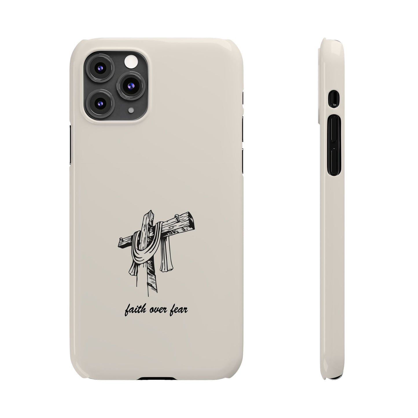 Faith Over Fear: Dual-Layer Phone Case