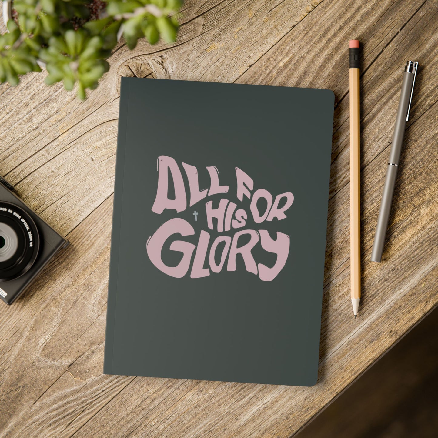 "All for His Glory" Softcover Journal