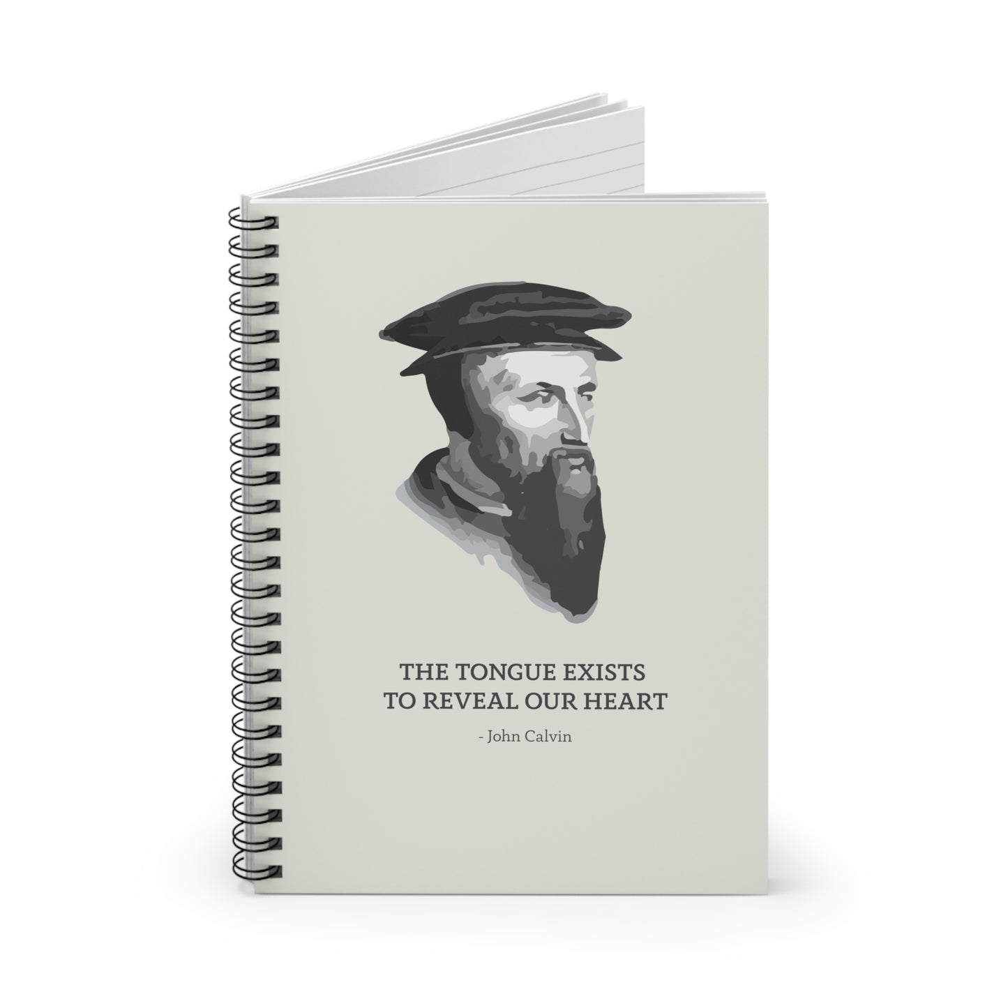 Inspirational John Calvin Quote - Spiral Notebook