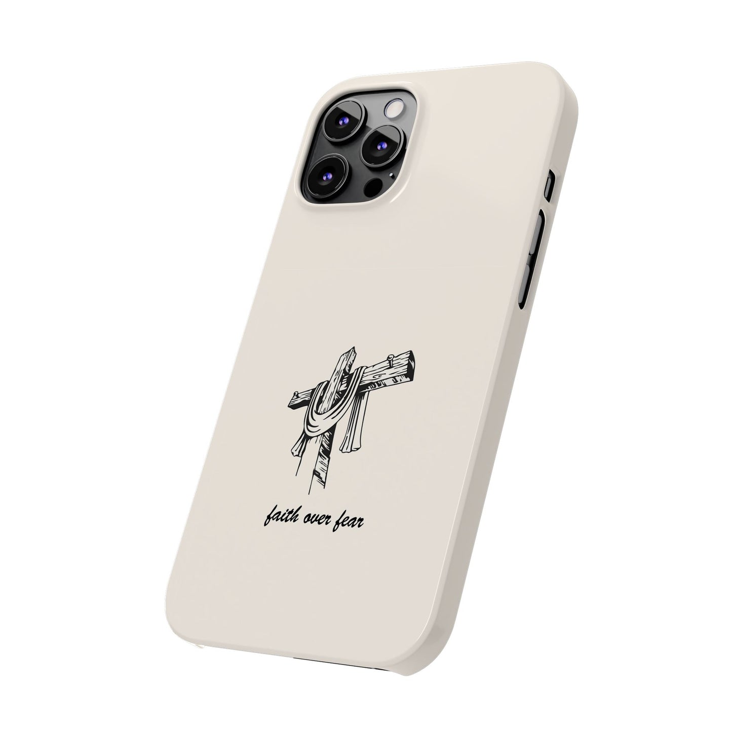 Faith Over Fear: Dual-Layer Phone Case
