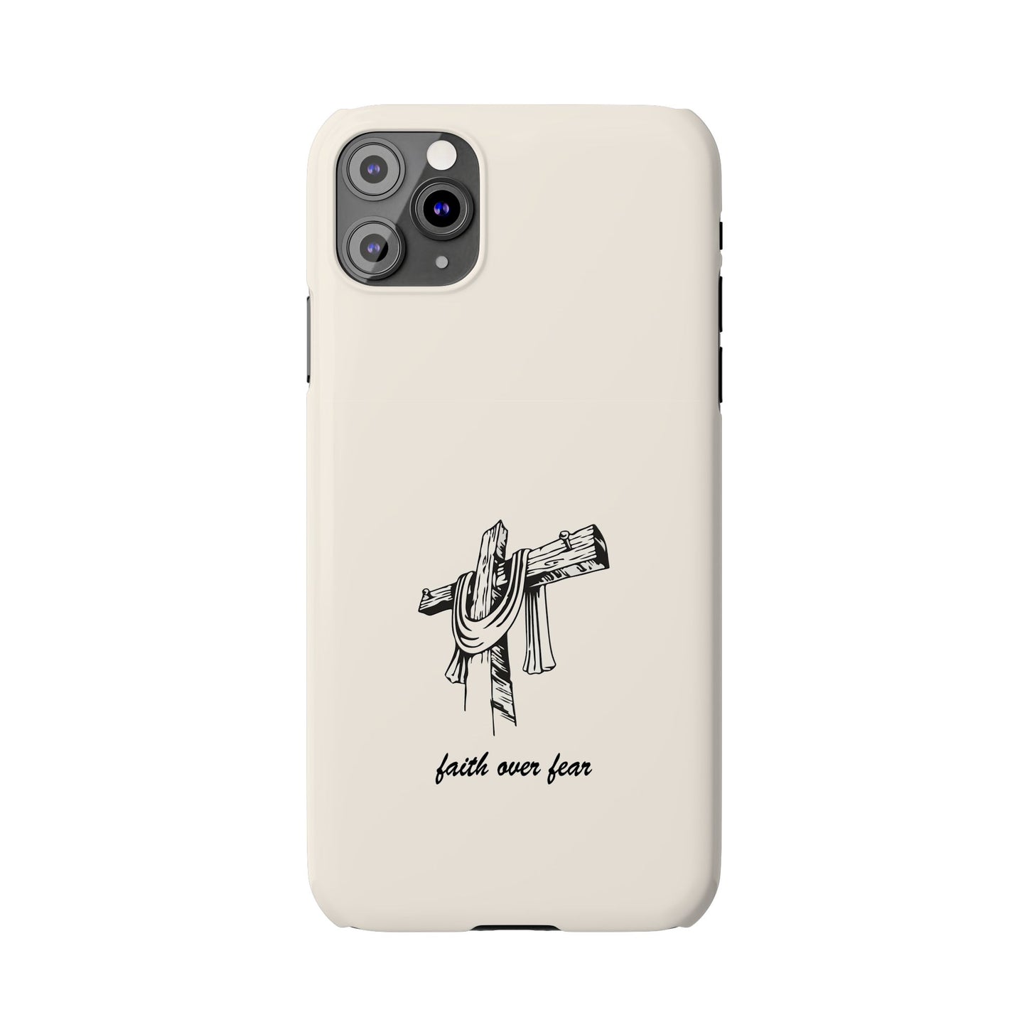 Faith Over Fear: Dual-Layer Phone Case
