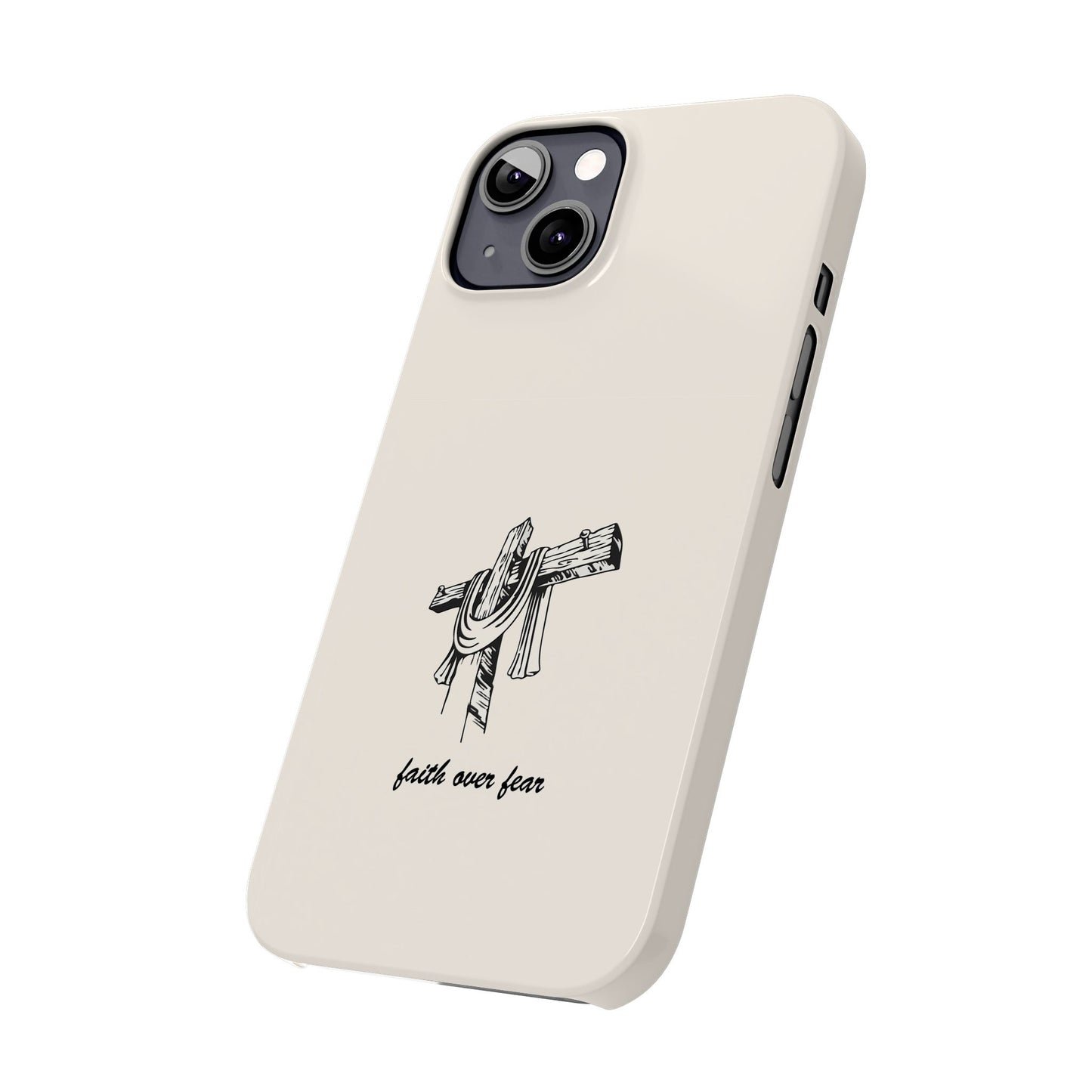 Faith Over Fear: Dual-Layer Phone Case