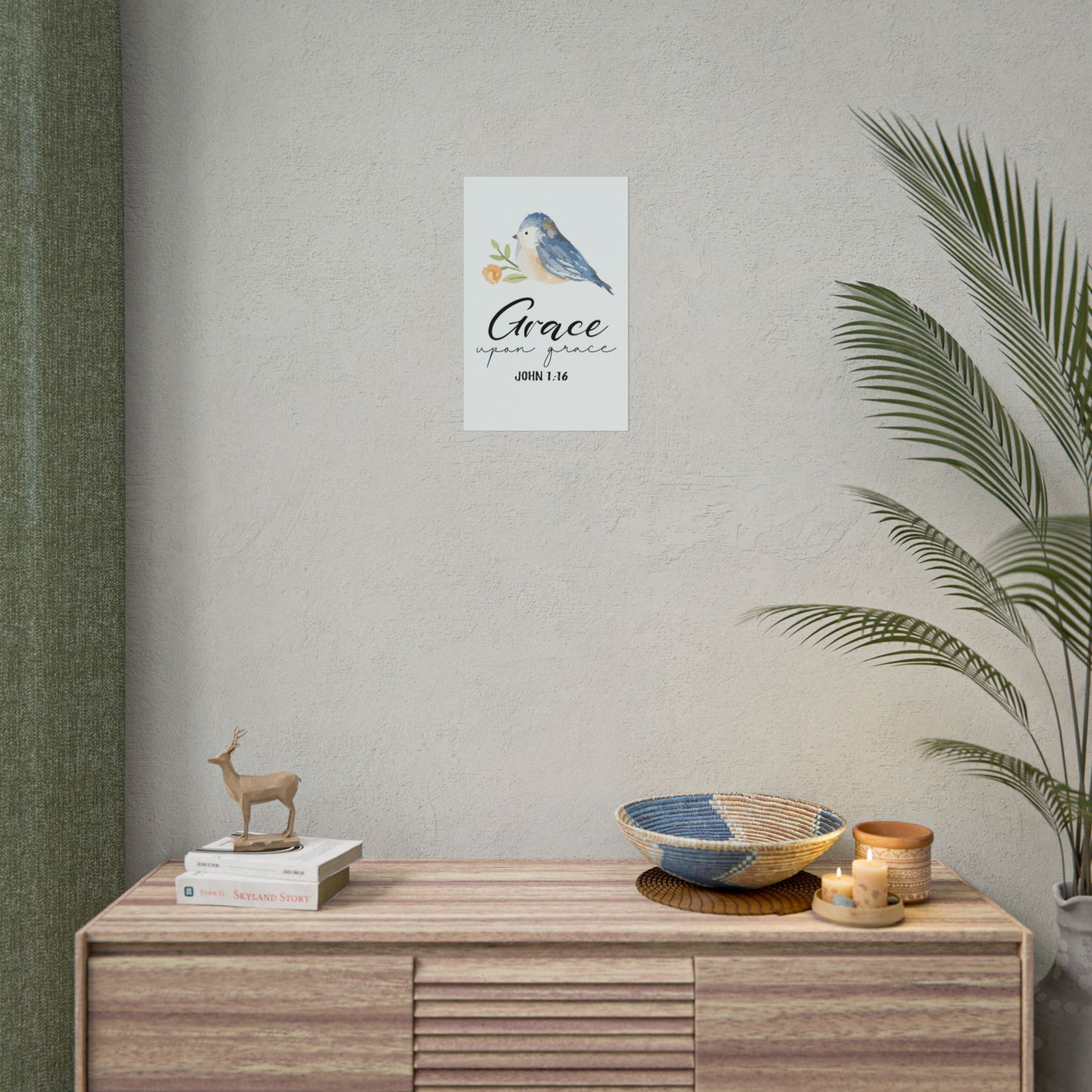 Grace Upon Grace - John 1:16 Poster