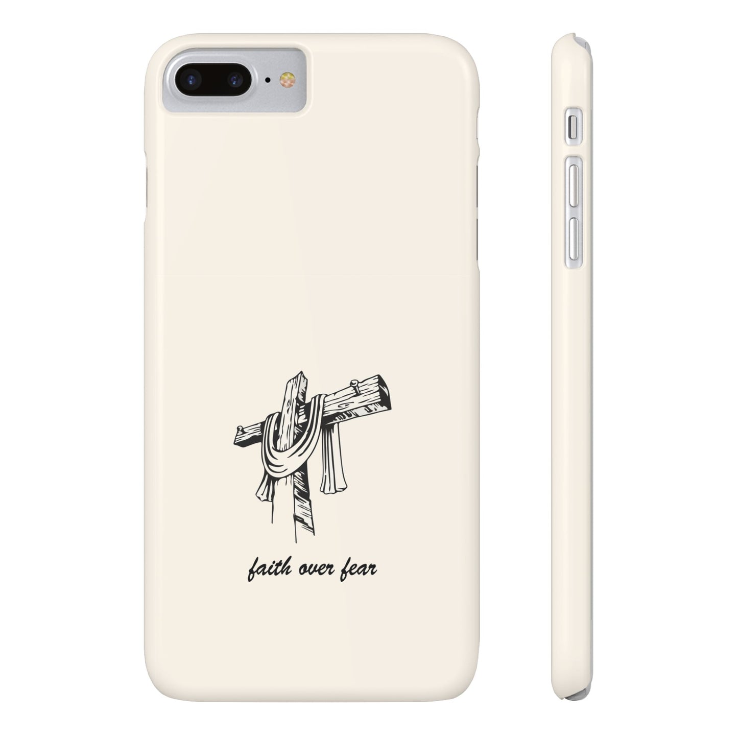 Faith Over Fear: Dual-Layer Phone Case