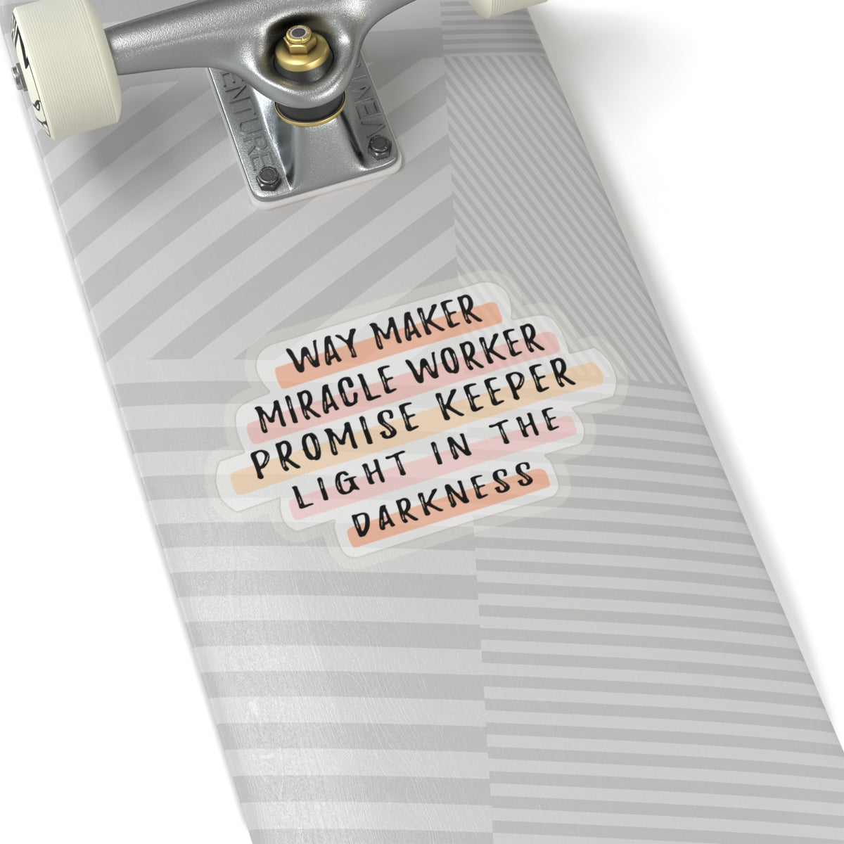Way Maker Sticker – Faith, Miracles, and Light