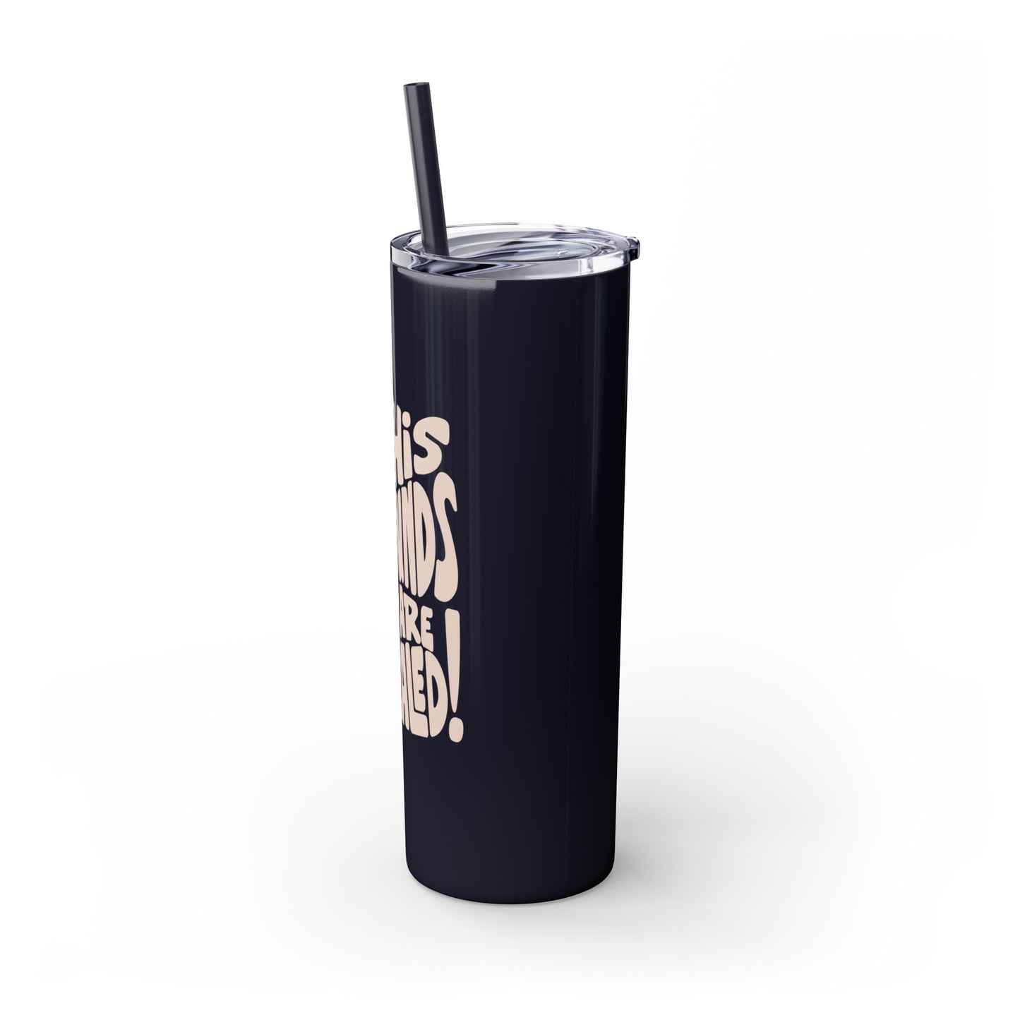 By His Wounds We Are Healed - 20oz Stainless Steel Skinny Tumbler with Straw"