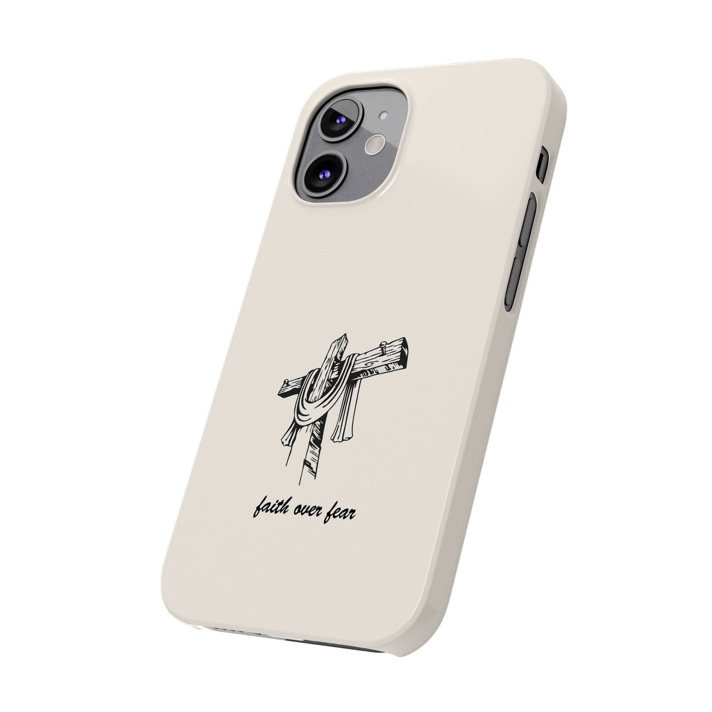 Faith Over Fear: Dual-Layer Phone Case
