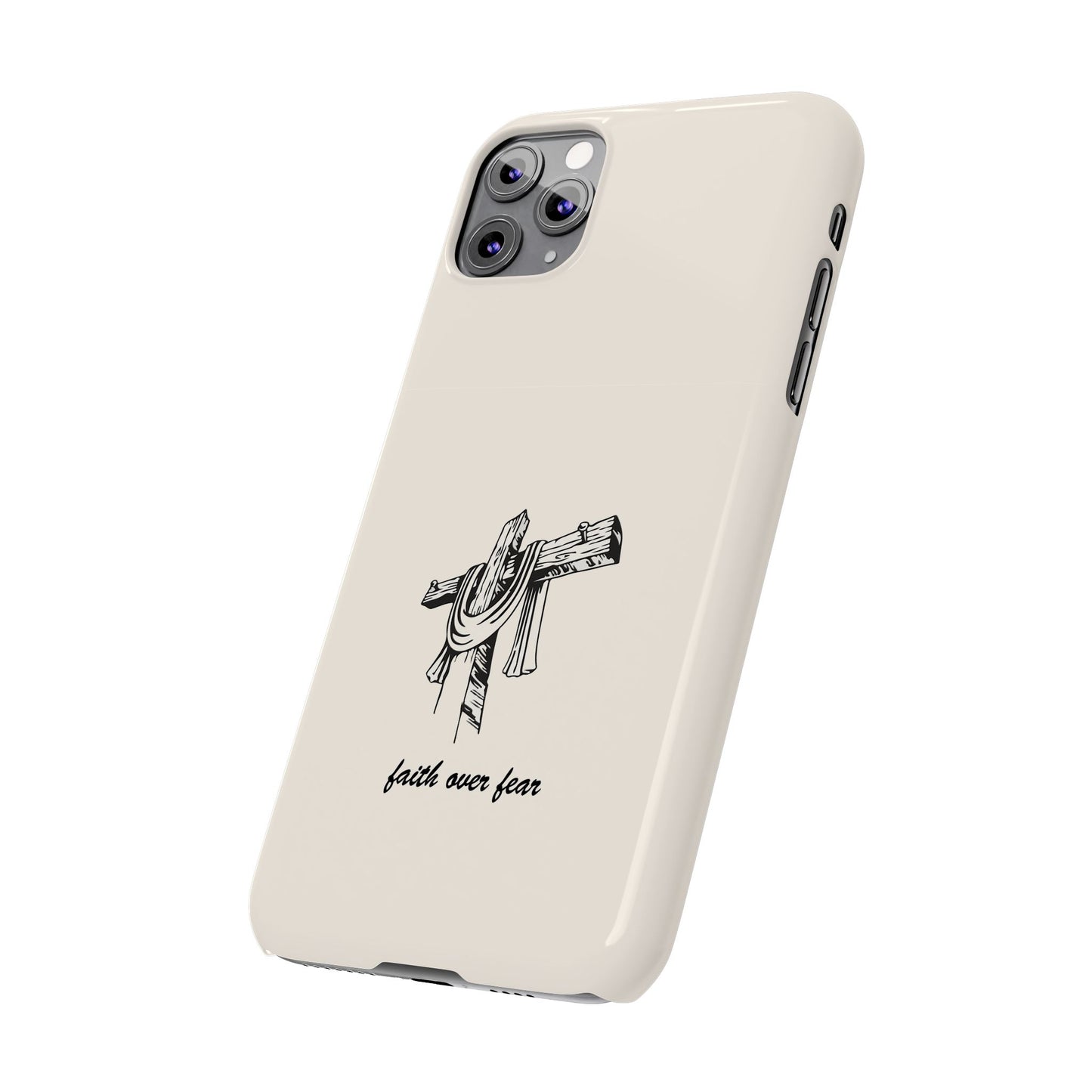 Faith Over Fear: Dual-Layer Phone Case