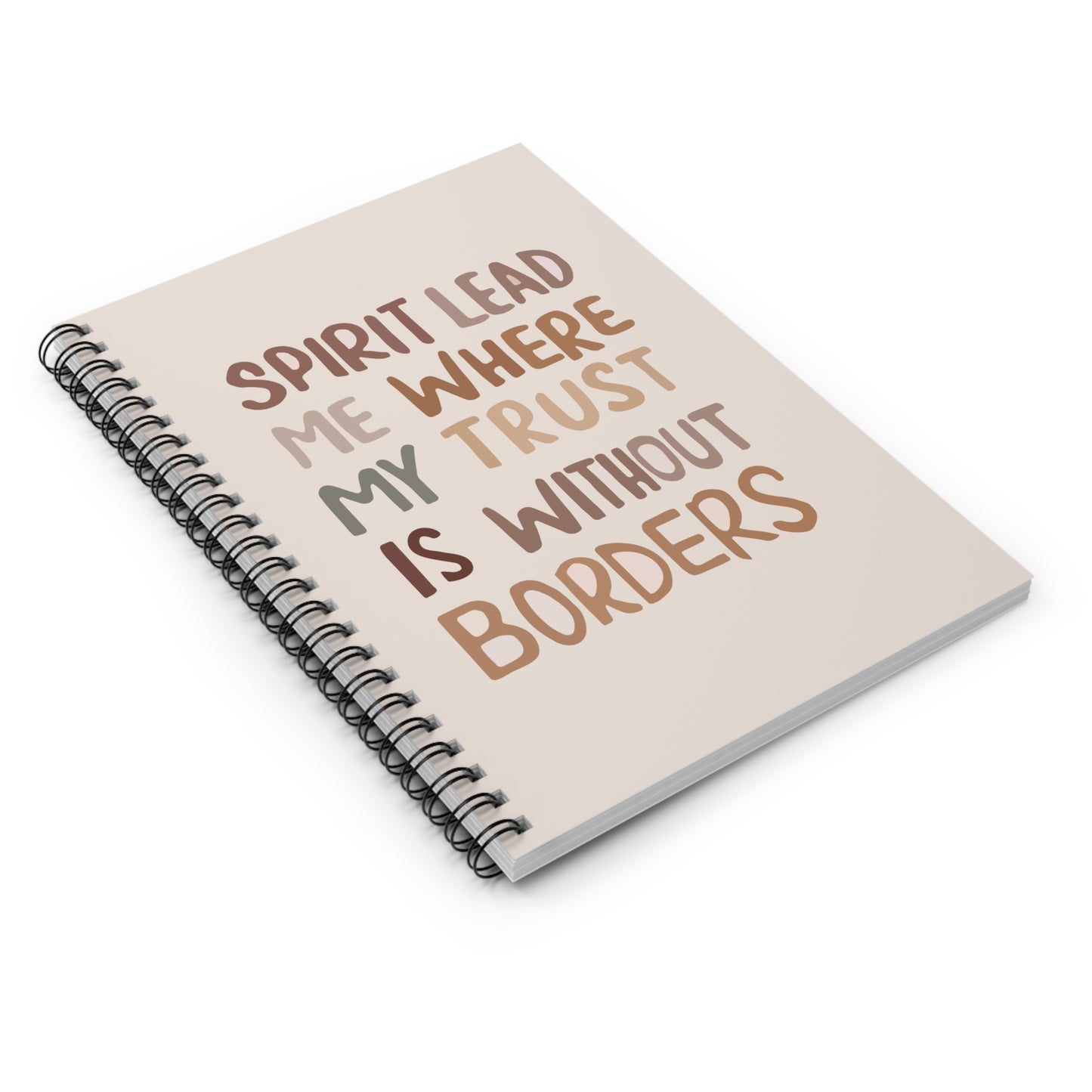Spirit-Led Trust - Spiral Notebook