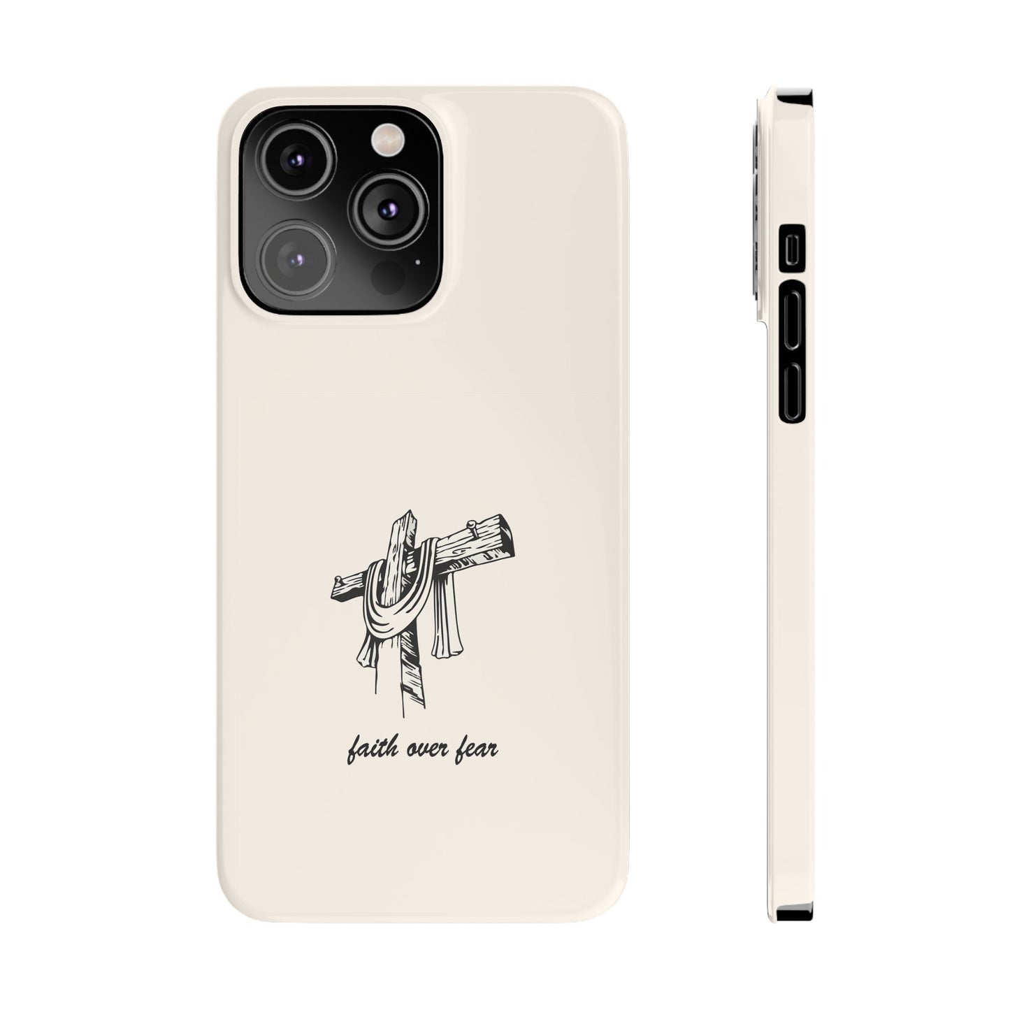 Faith Over Fear: Dual-Layer Phone Case
