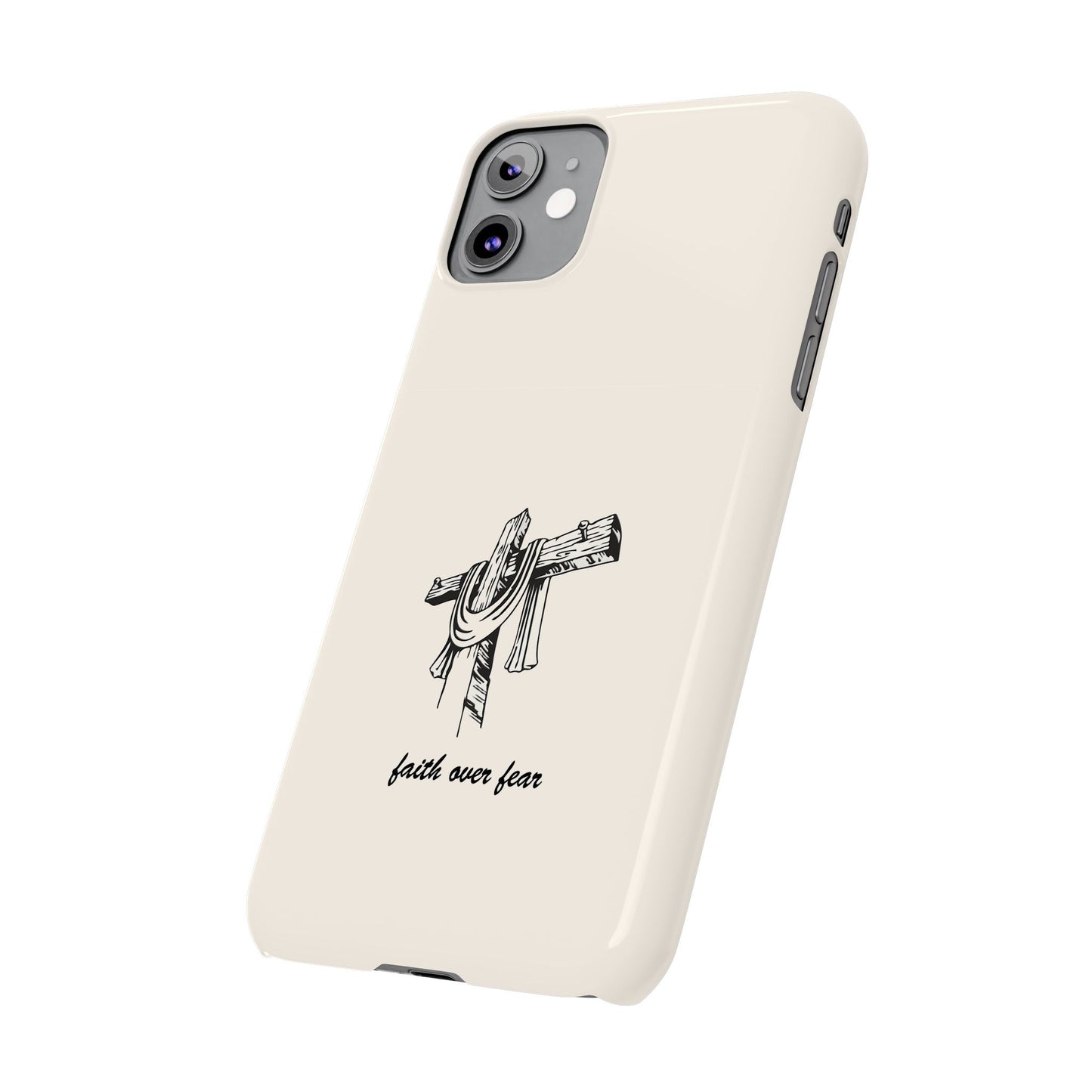 Faith Over Fear: Dual-Layer Phone Case
