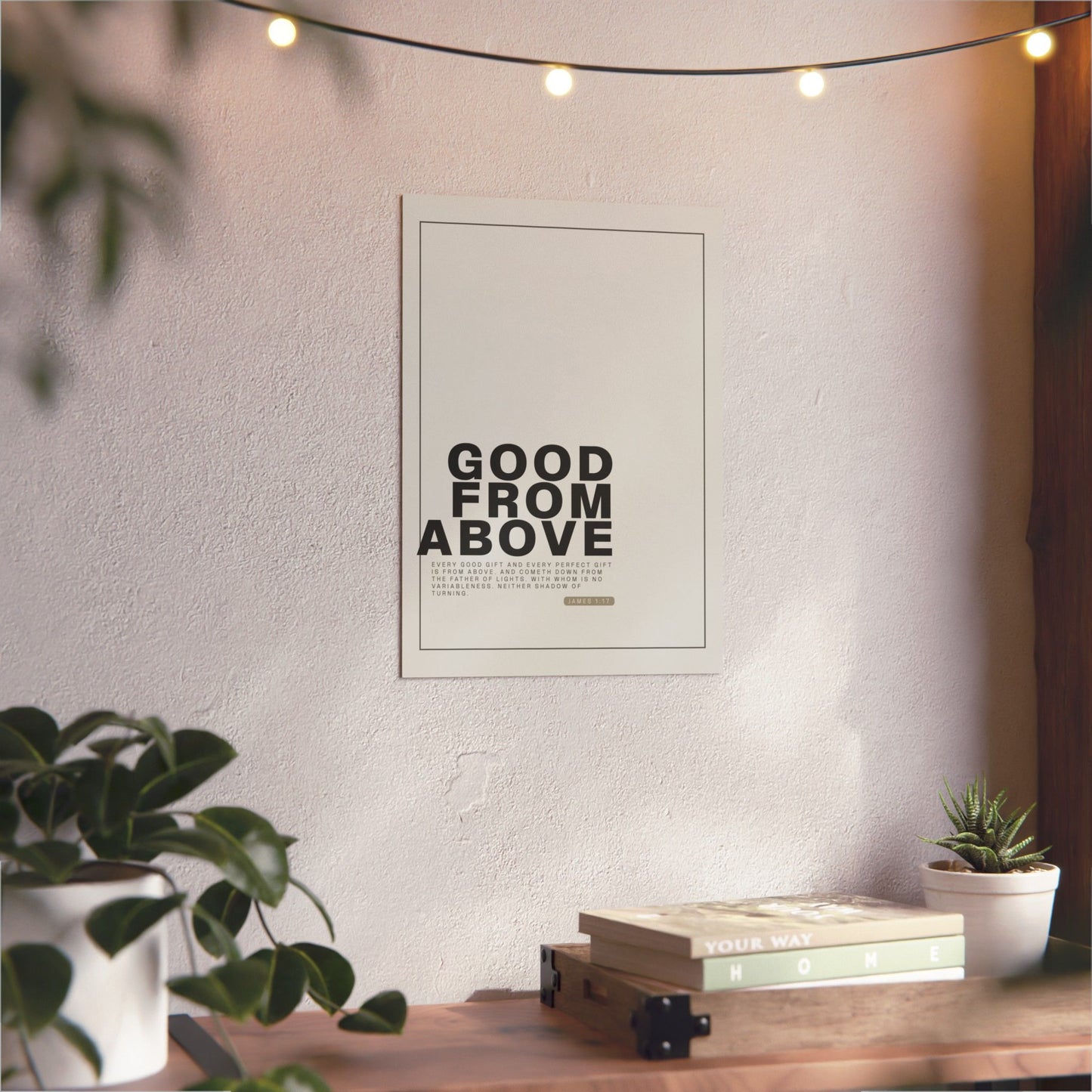 Good From Above - Christian Metal Poster