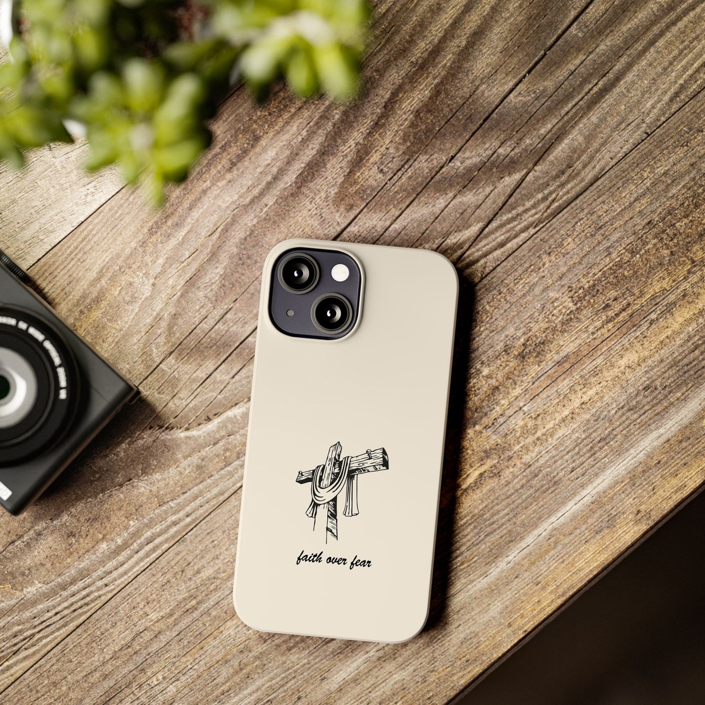 Faith Over Fear: Dual-Layer Phone Case