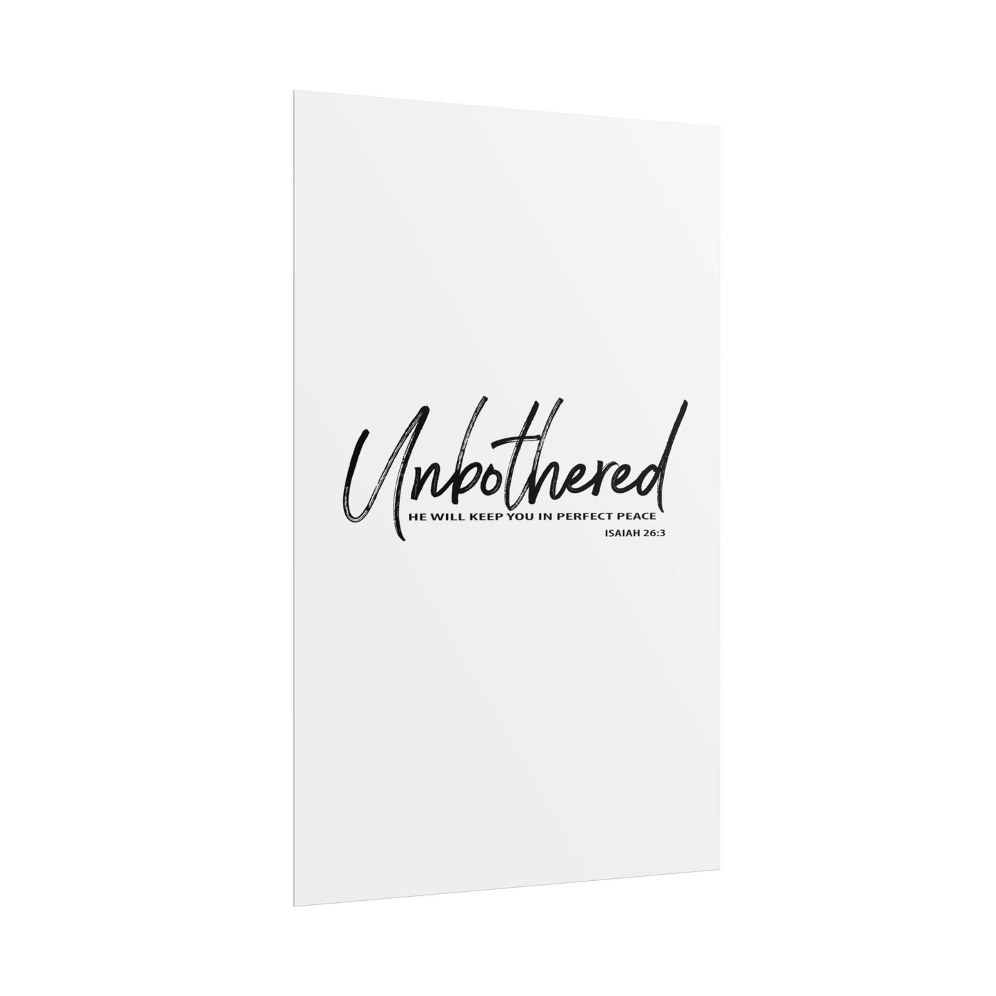 Unbothered: Perfect Peace Poster