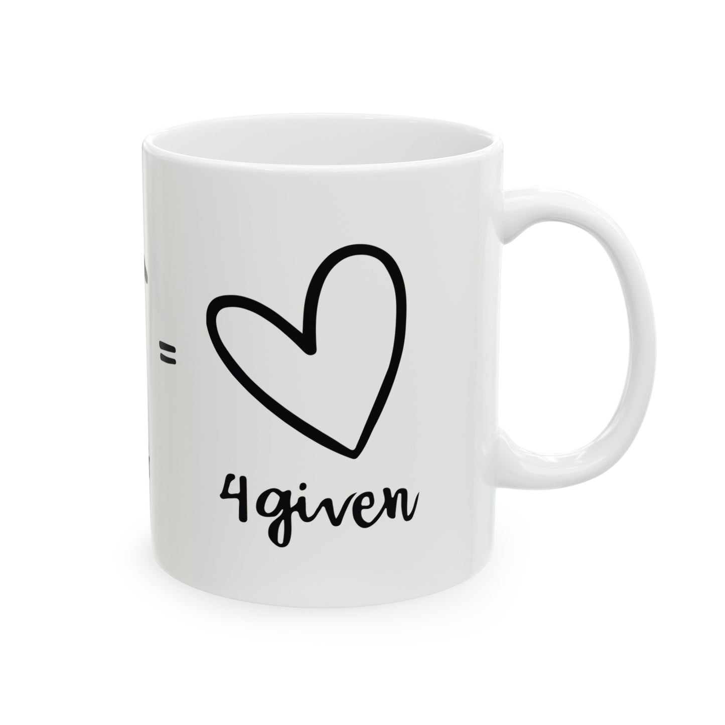Forgiveness-Themed Ceramic Coffee Mug