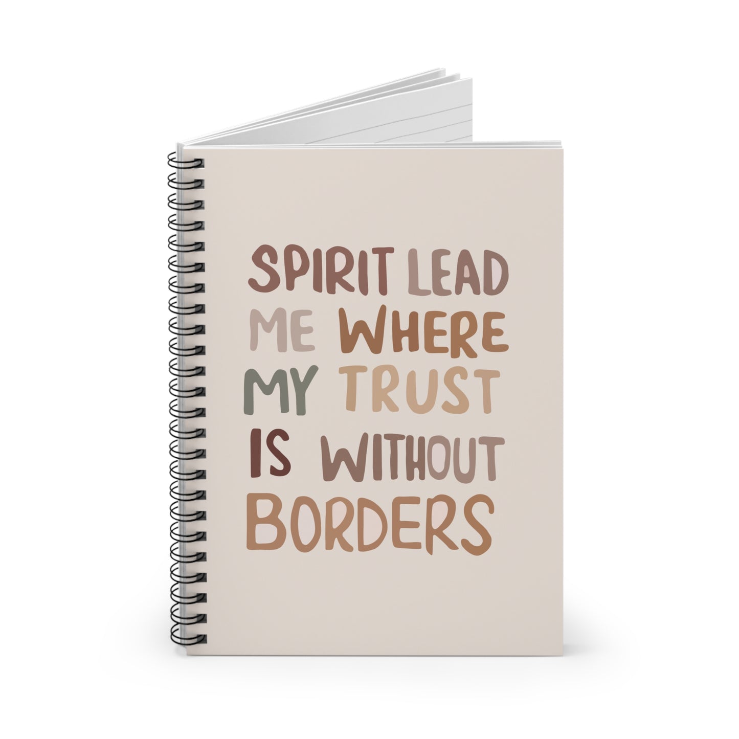 Spirit-Led Trust - Spiral Notebook