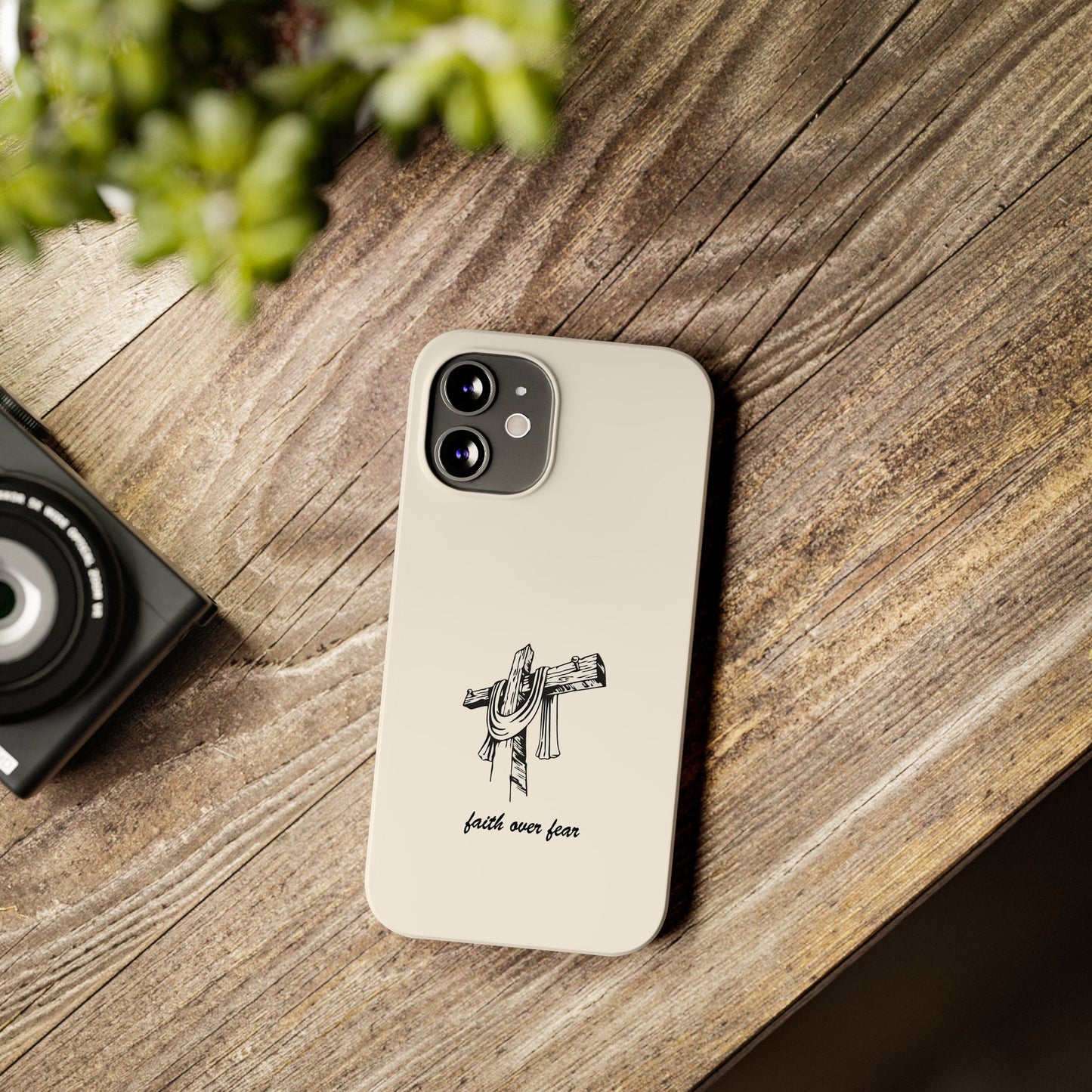 Faith Over Fear: Dual-Layer Phone Case