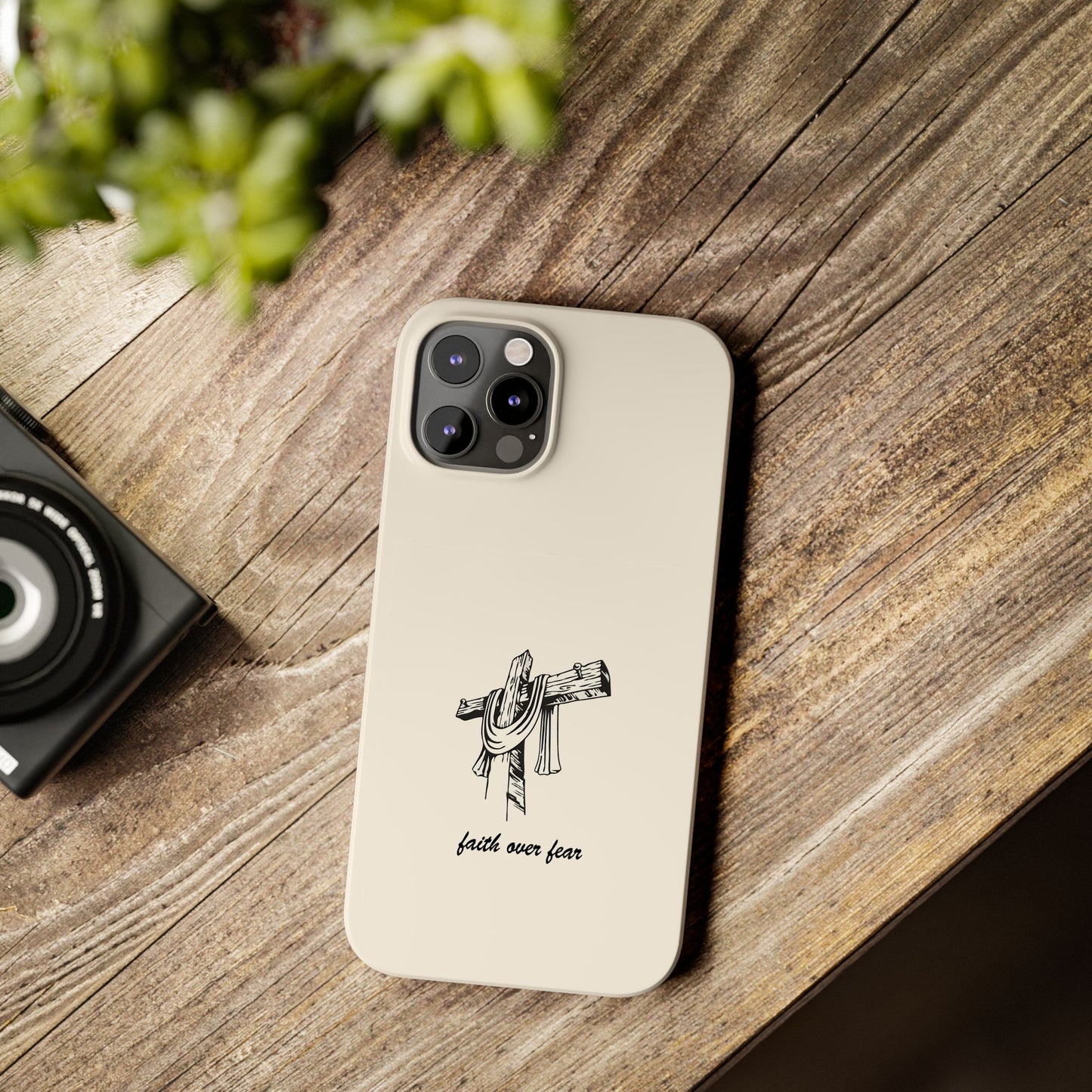 Faith Over Fear: Dual-Layer Phone Case
