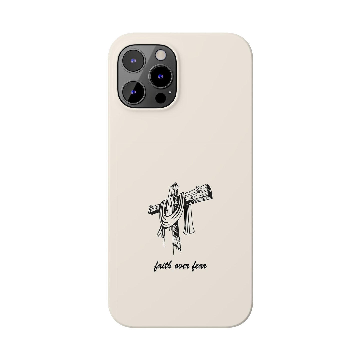 Faith Over Fear: Dual-Layer Phone Case
