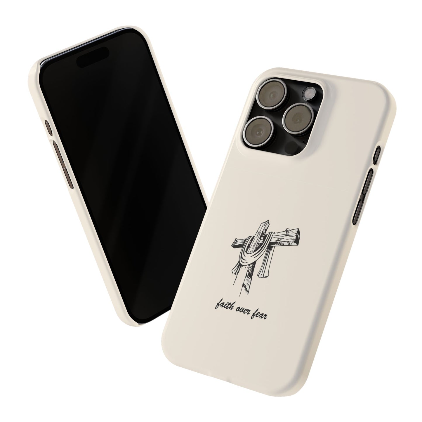 Faith Over Fear: Dual-Layer Phone Case