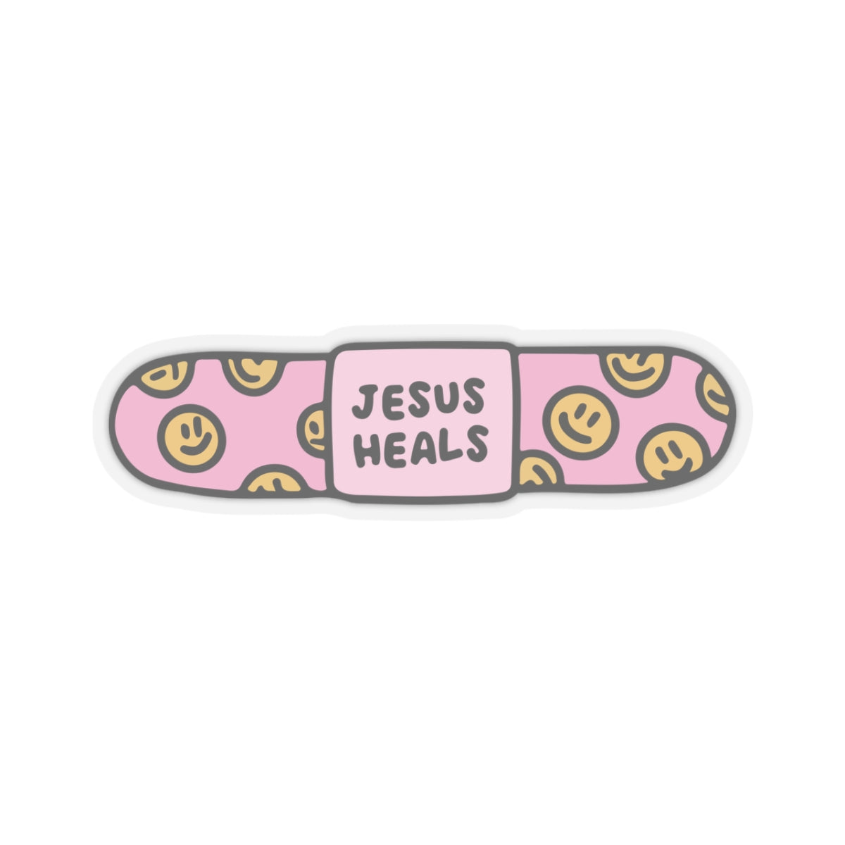 Jesus Heals - Vinyl Sticker
