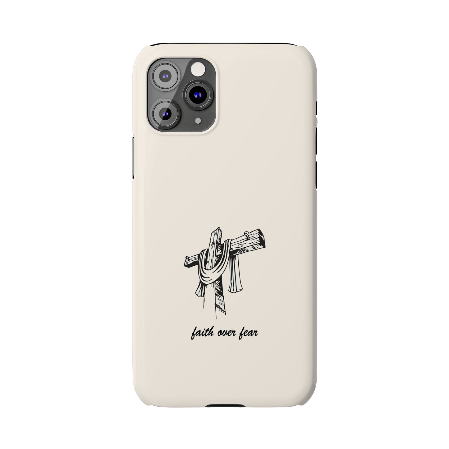 Faith Over Fear: Dual-Layer Phone Case