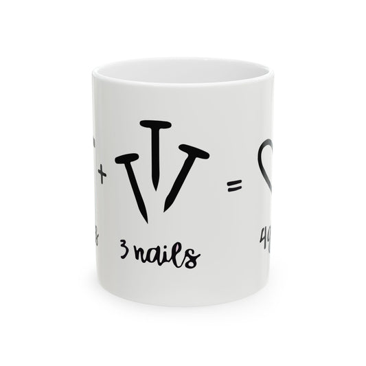 Forgiveness-Themed Ceramic Coffee Mug