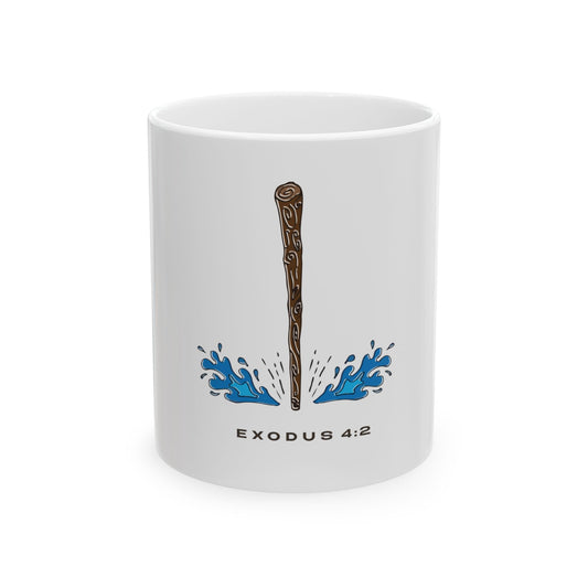 Ceramic Mug - Exodus 4:2 Inspired Design