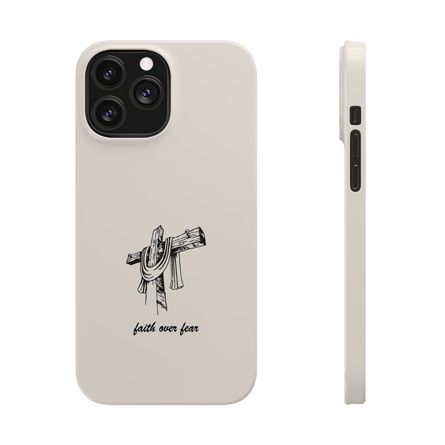 Faith Over Fear: Dual-Layer Phone Case