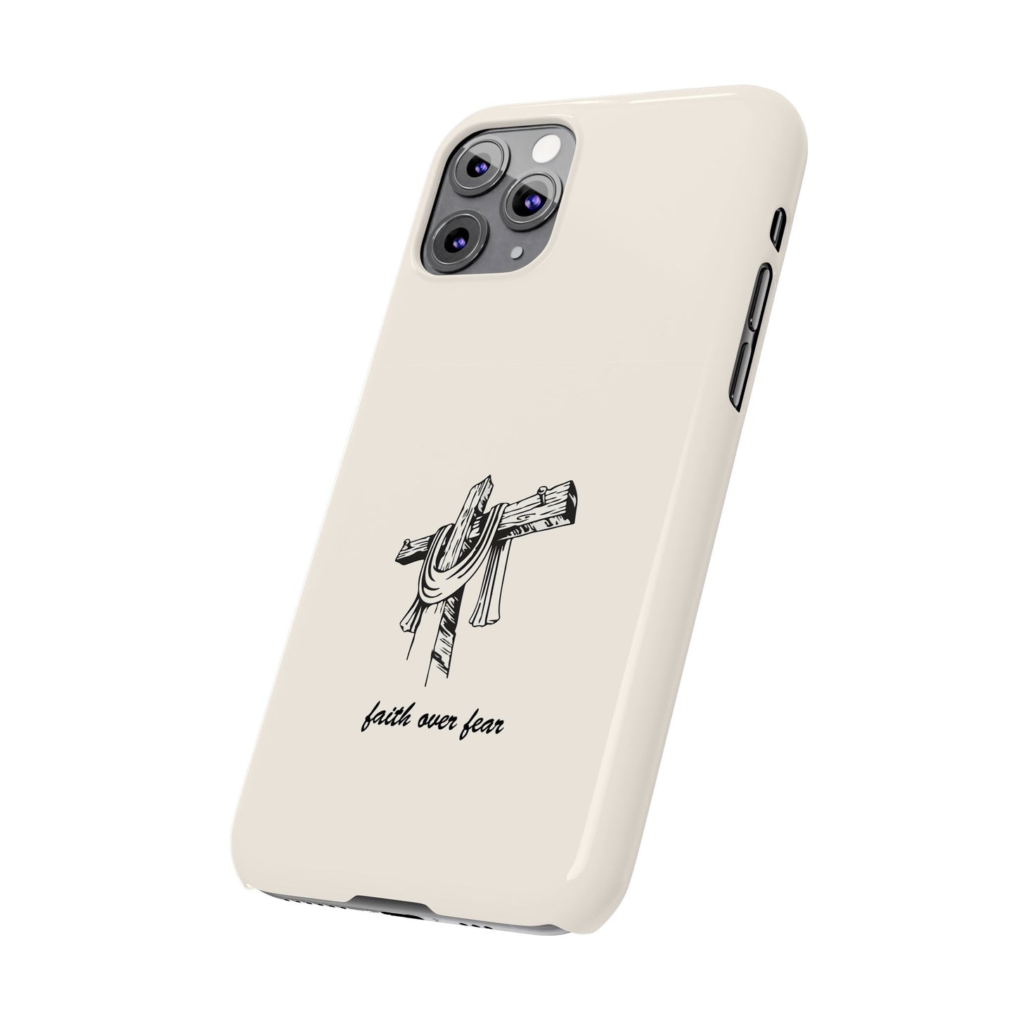 Faith Over Fear: Dual-Layer Phone Case
