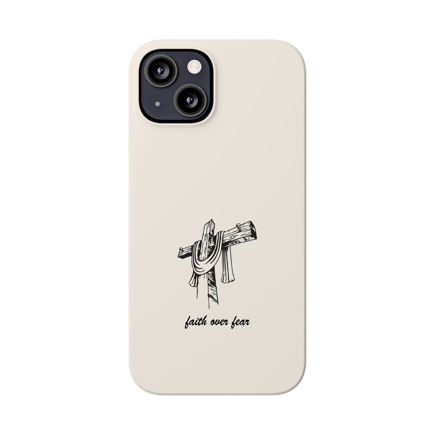 Faith Over Fear: Dual-Layer Phone Case