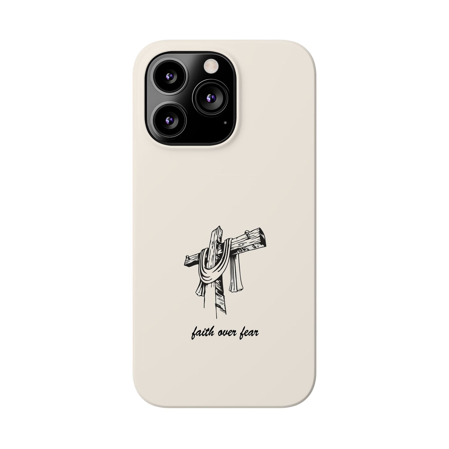 Faith Over Fear: Dual-Layer Phone Case