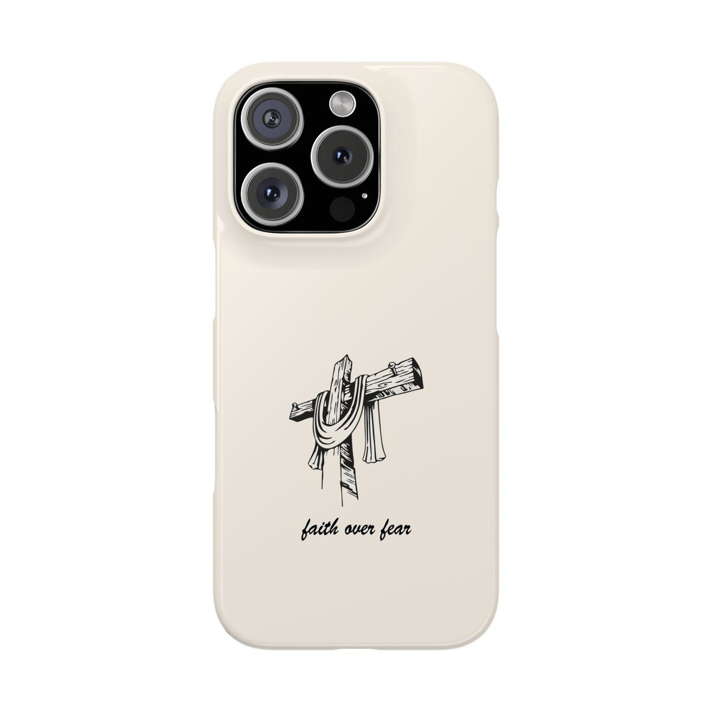Faith Over Fear: Dual-Layer Phone Case