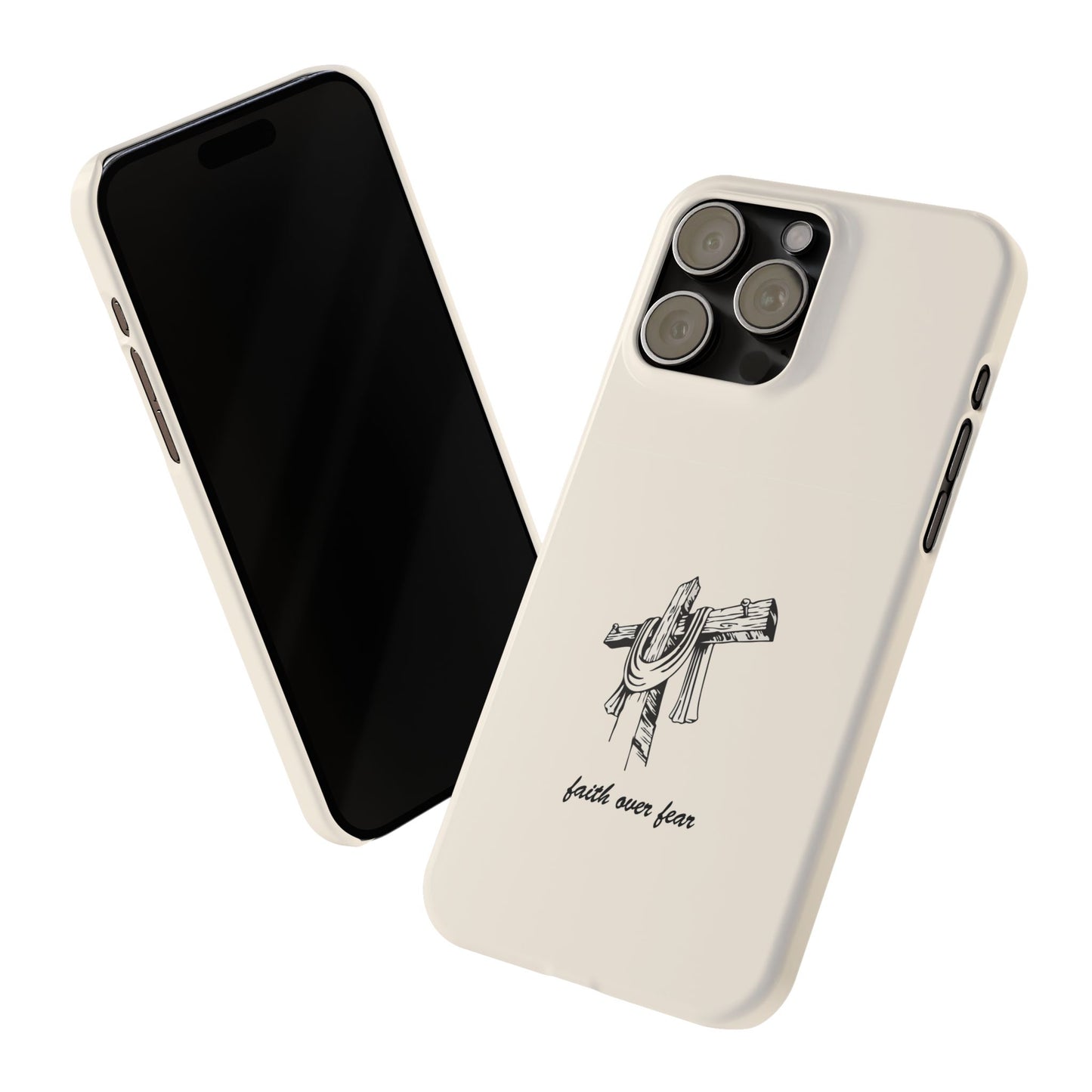 Faith Over Fear: Dual-Layer Phone Case