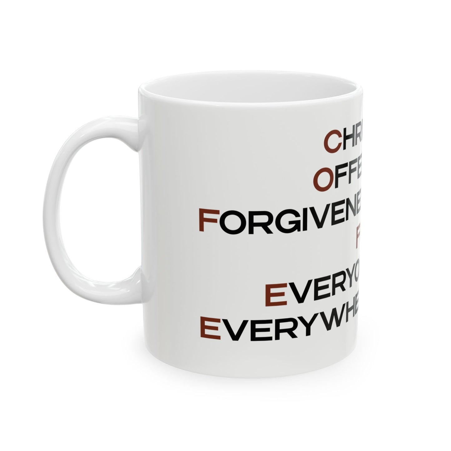 Christian-Inspired Ceramic Coffee Mug