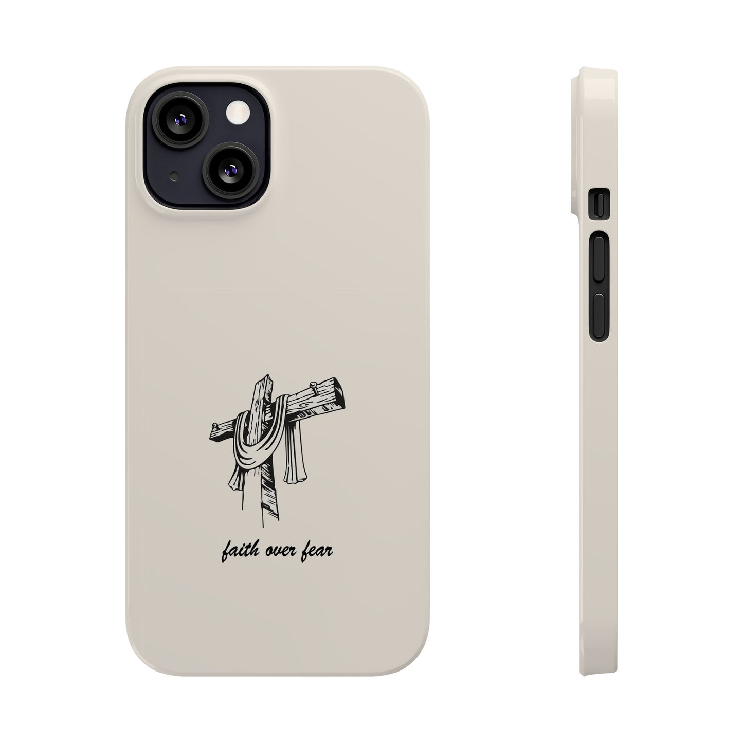 Faith Over Fear: Dual-Layer Phone Case