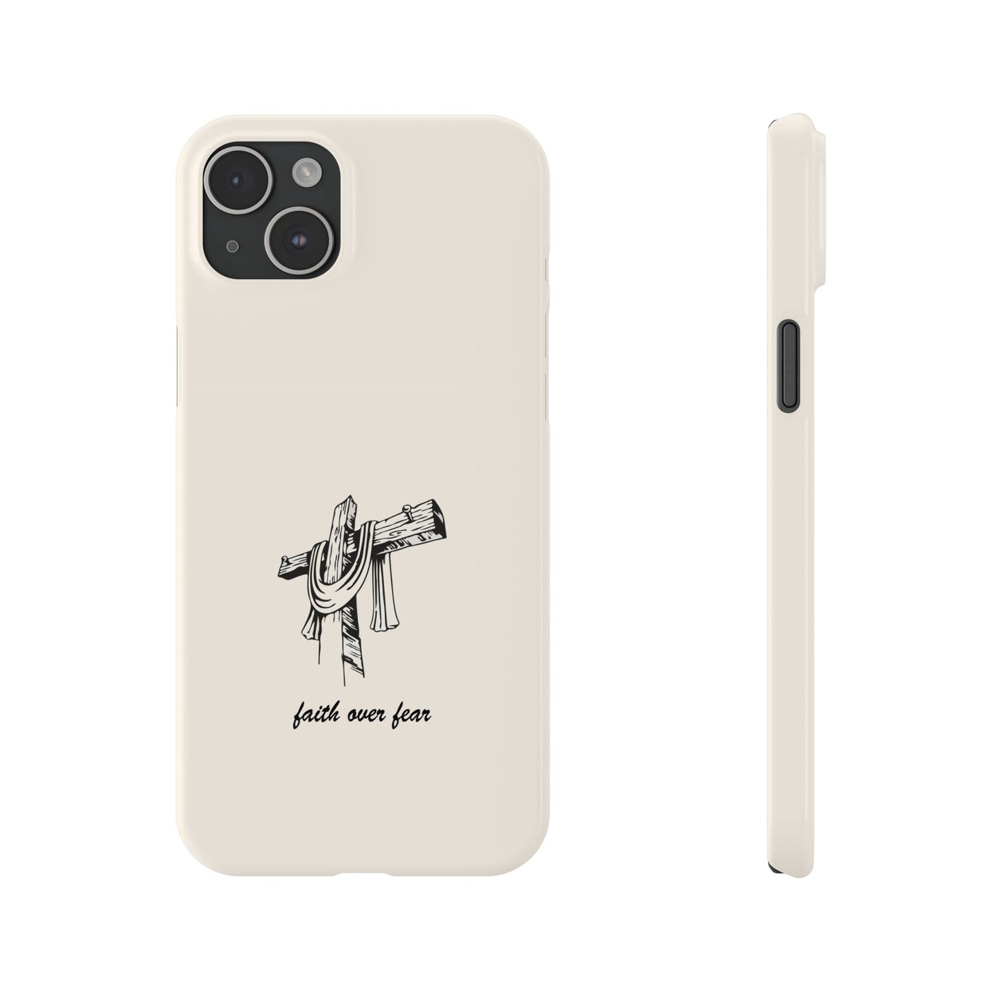 Faith Over Fear: Dual-Layer Phone Case